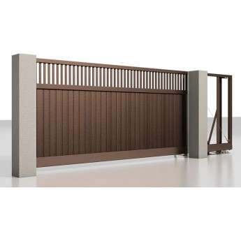 Откатные ворота ALUTECH Prestige 4000х2000 мм